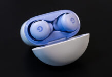 The Google Pixel Buds 2a won’t ‘wow’ you but they get the job done Google Pixel Buds 2a with case lid open.