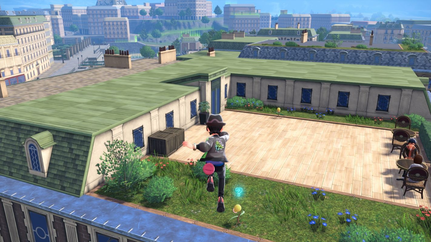 Taking to the roof top in Pokémon Legends Z-A.