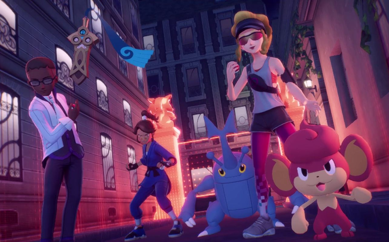 Gameplay from Pokémon Legends Z-A in Lumiose city.
