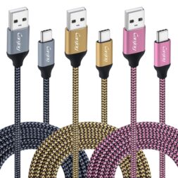 USB Type C Cable, 3Pack 10ft Extra Long USB Type C