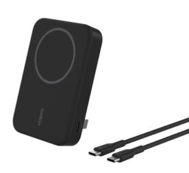 Belkin BoostCharge Pro Qi2 charger with cables