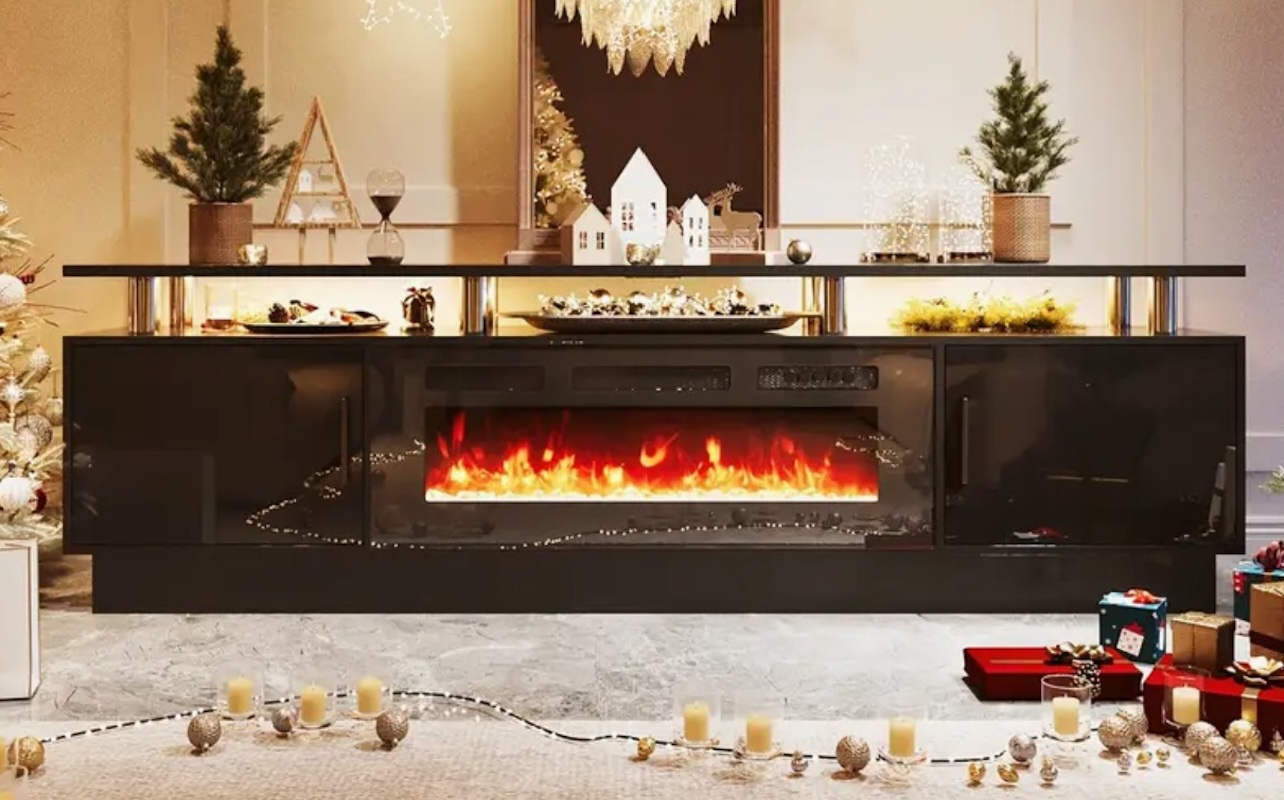 electric fireplace vs wood burning