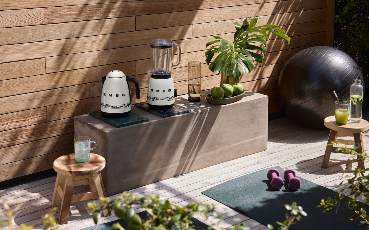 smeg x porsche canberra white collection