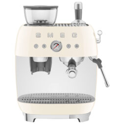 Smeg manual espresso coffee machine with frother & coffee grinder