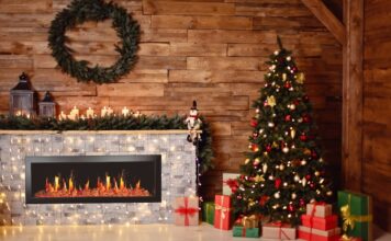 7 ways to create a cozy living room this winter 2025 New Litedeer Homes Latitude II 58-inch Wall-Mounted Smart Electric Fireplace with Crackling Sounds, Multi-Flame Style, APP Reflective Amber Glass - ZEF58VA