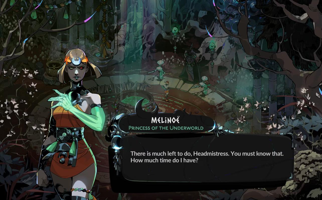 Melinoë, sister of Zagreus in Hades II Nintendo Switch 2 Edition 
