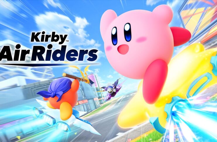 Kirby Air Riders on Nintendo Switch 2 review Kirby Air Riders review feature image.