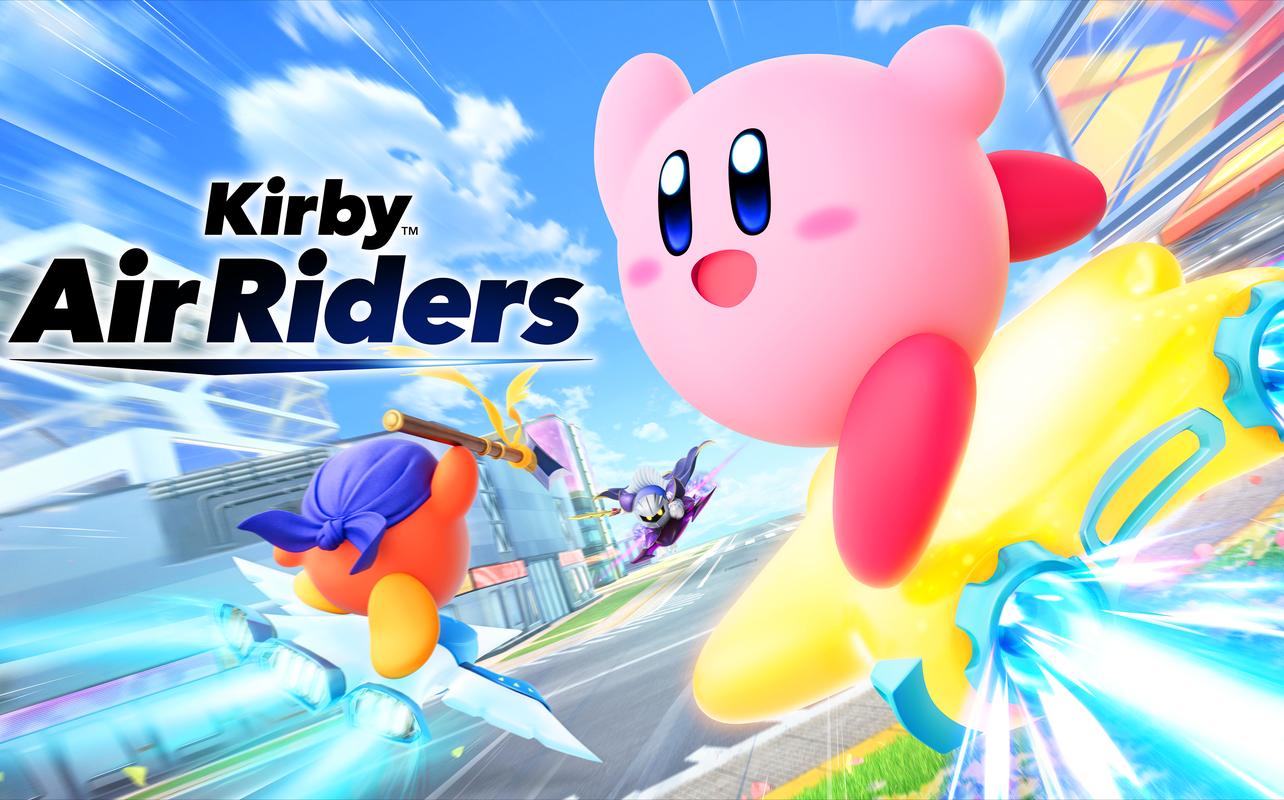 Kirby Air Riders review feature image.