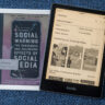 Kobo vs Kindle: finding the perfect eReader gift in Canada Kobo Libra Colour next to Kindle Paperwhite eReader.