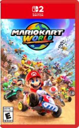 Mario Kart World cover art.