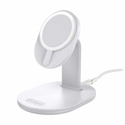 OtterBox Wireless Charger Stand for MagSafe 7.5W | White:Lucid Dreamer