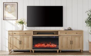 How to pick the perfect fireplace TV stand WAMPAT Fireplace TV Stand for 100:90:85 inch TV