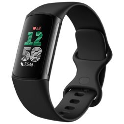 Moniteur activité Charge 6 de Fitbit avec GPS, fréquence cardiaque et sommeil - Obsidienne/Noir