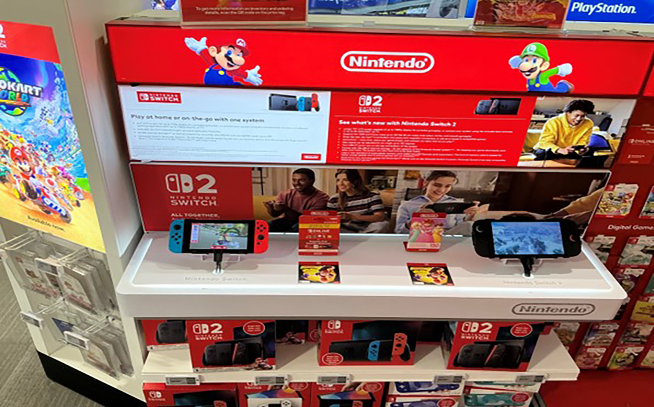 Nintendo Switch et Nintendo Switch 2 en mode portable