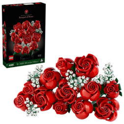 valentine's day gift - LEGO Flowers: Bouquet of Roses - 822 Pieces (10328)