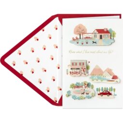 Romantic Valentine's Day card (what I love most)