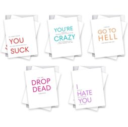 Funny Valentine's Day Card Boxed Set of 10 Cards, Sarcastic Cards