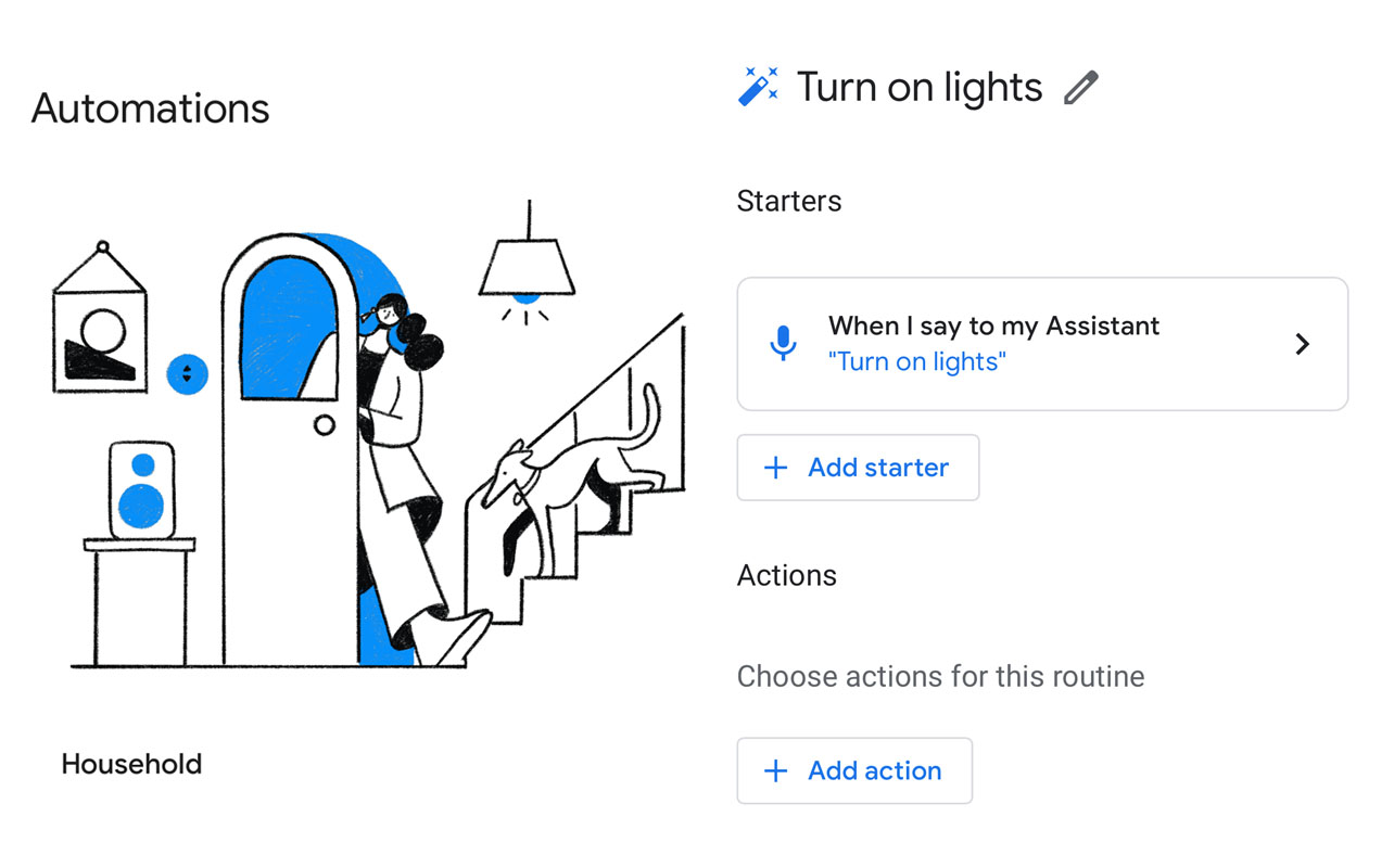 Google Home automations