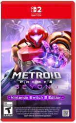 Metroid Prime 4: Beyond Nintendo Switch 2 Edition box art.