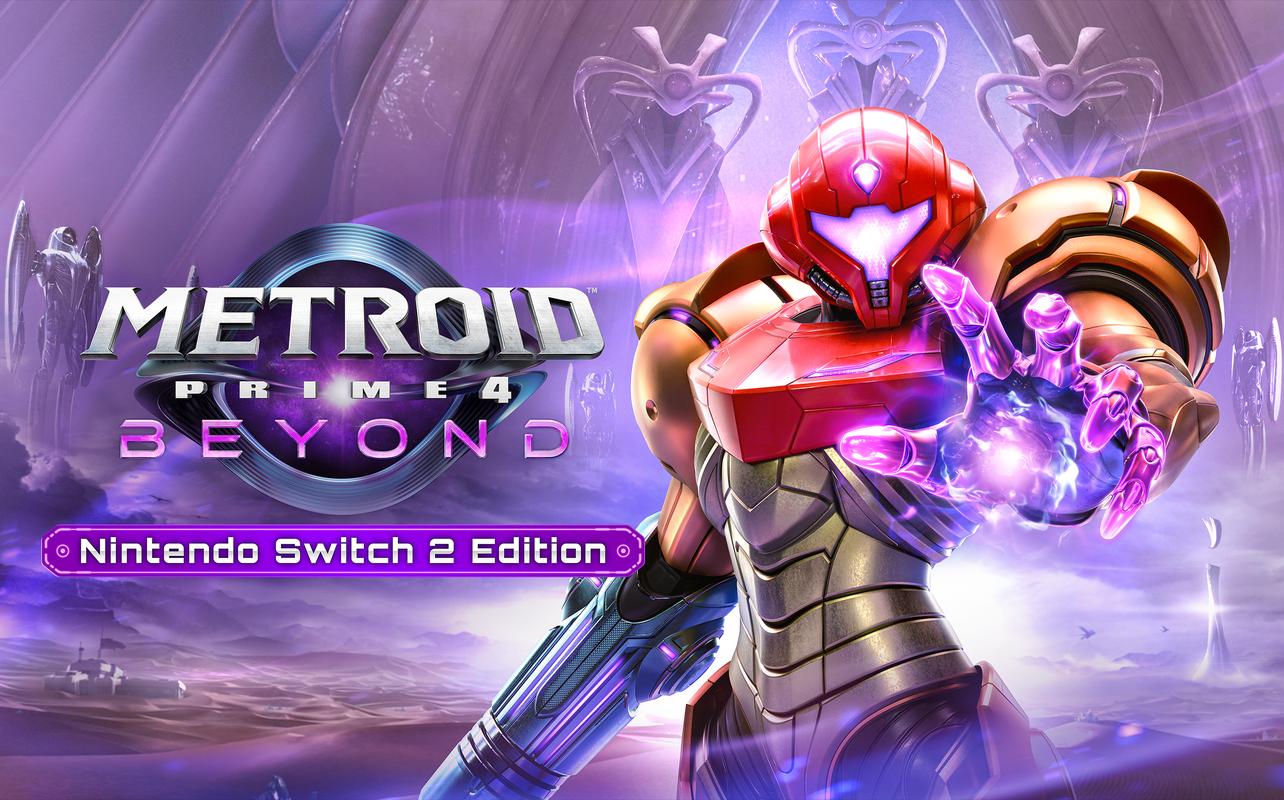 Metroid Prime 4: Beyond Nintendo Switch 2 Edition cover art.