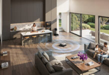 eufy Omni S2 robot vacuum in a living room.