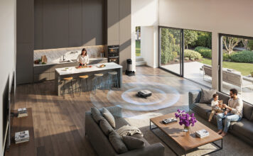 Portable power, smart home, audio upgrades and more: Anker’s CES 2026 highlights eufy Omni S2 robot vacuum in a living room.