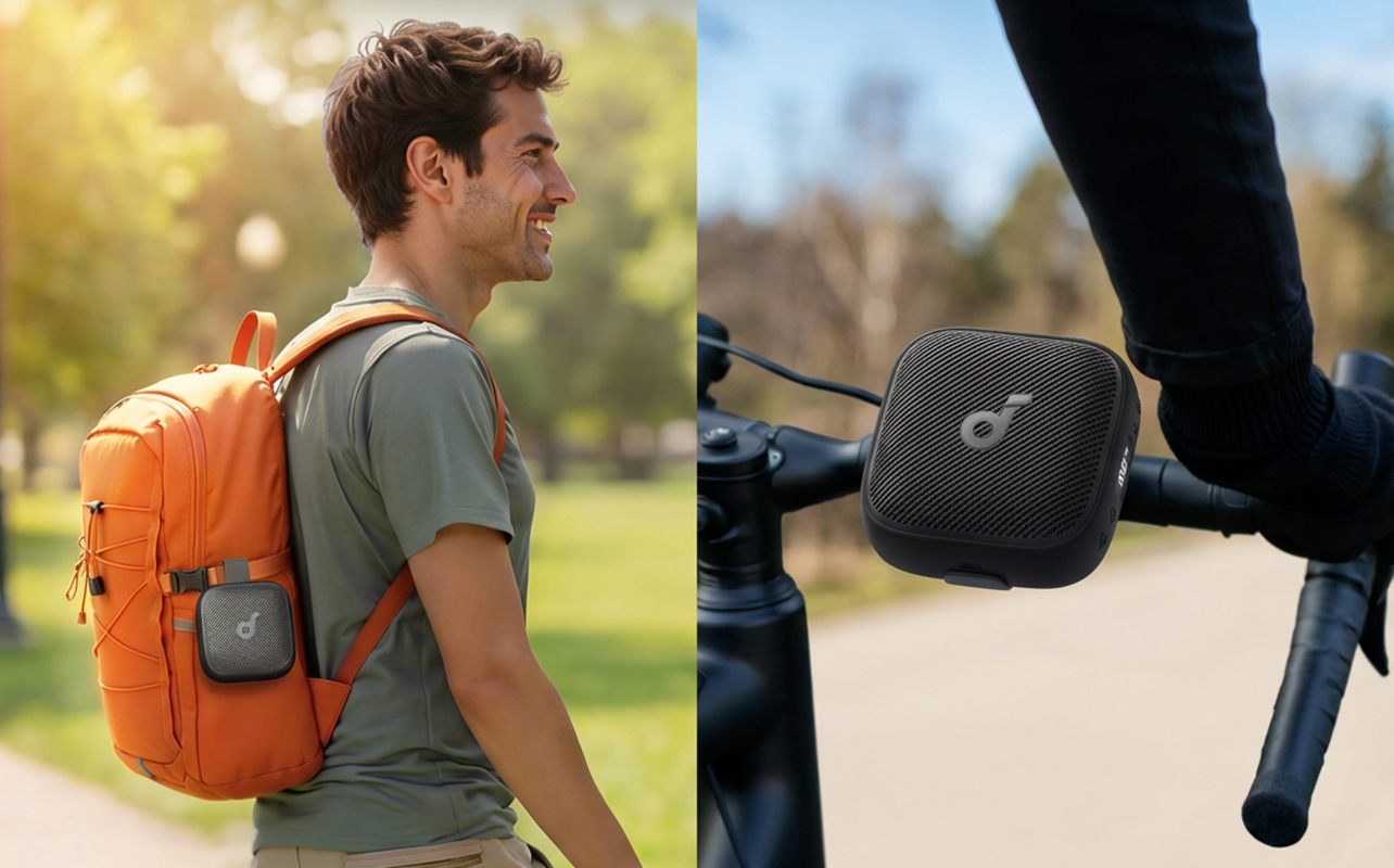 Haut-parleur portatif Bluetooth BOOM Go 3i Soundcore d'Anker                     