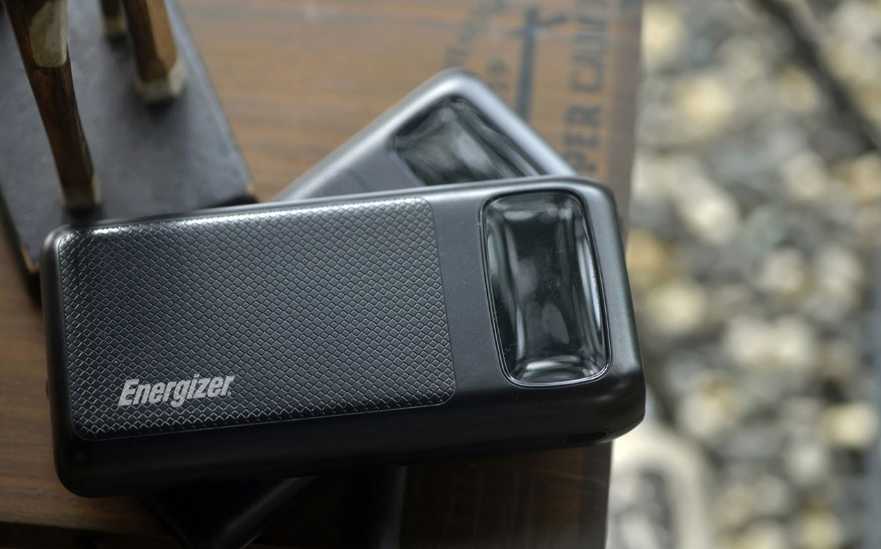 Energizer portable power bank close-up