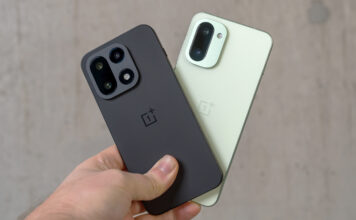 OnePlus 15 and OnePlus 15R together in hand.