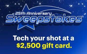Win one of two $2,500 gift cards for our 25th anniversary! Best Buy's 25th anniversary sweepstakes