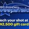 Best Buy's 25th anniversary sweepstakes