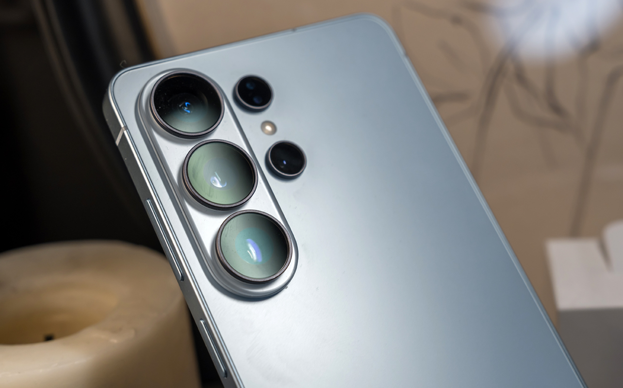 Back of Samsung Galaxy S26 Ultra showing camera lenses.