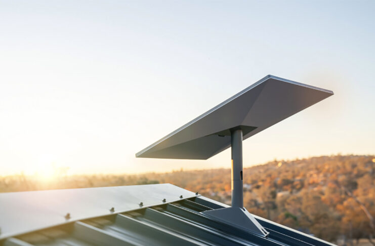 What is Starlink? A simple guide to satellite internet Starlink Standard Kit satellite mounted on a roof.