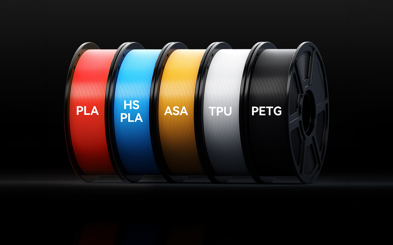 Different types of 3D filaments