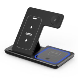 Tecto 3-in-1 wireless fast charger dock