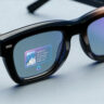 Ray-Ban Meta smart glasses with built-in display.
