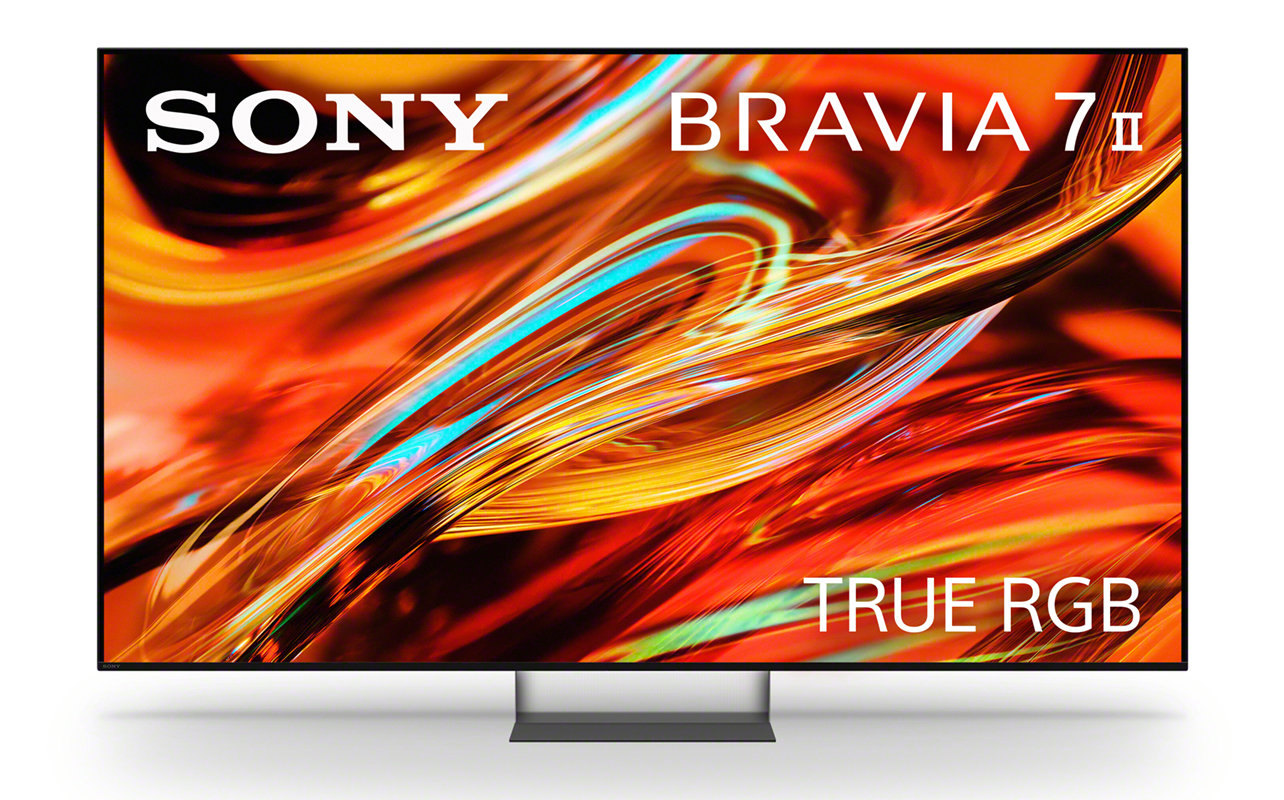 Sony Bravia 7 II True RGB TV on white background.