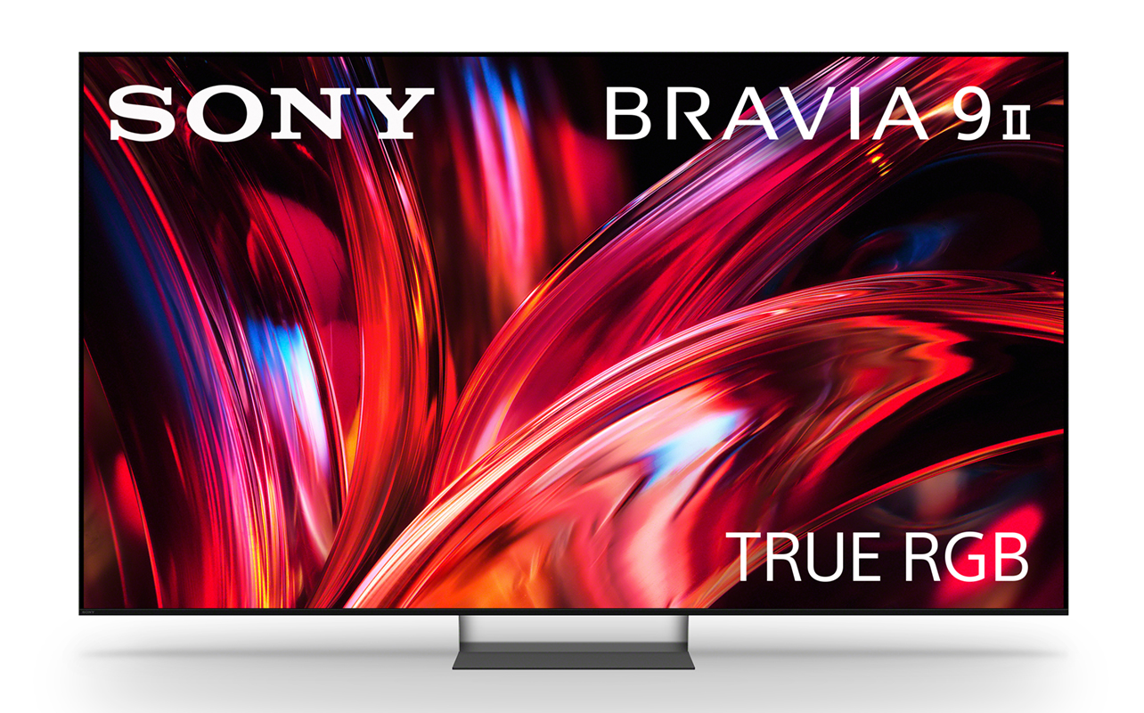 Sony Bravia 9 II True RGB TV on white background.