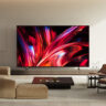 Sony Bravia 9 II True RGB TV wall mounted in living room.