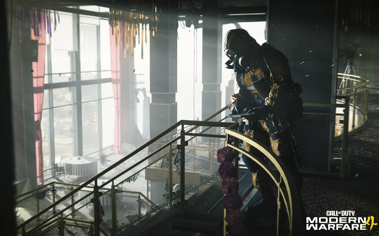 Call of Duty: Modern Warfare 4 DMZ image showing a soldier moving through an indoor combat zone.