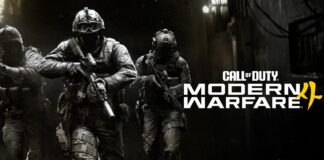Call of Duty: Modern Warfare 4 promotional art showing three soldiers and the game logo.