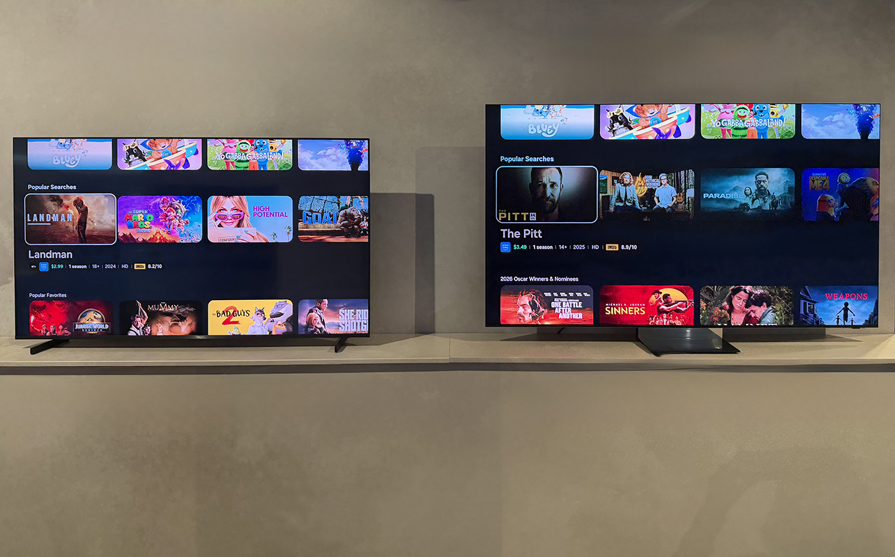 Samsung R85H vs Samsung R95H side by side.