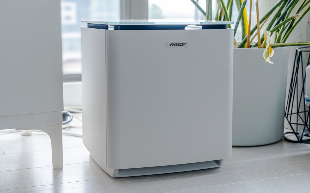Bose Lifestyle Ultra Subwoofer on the floor.