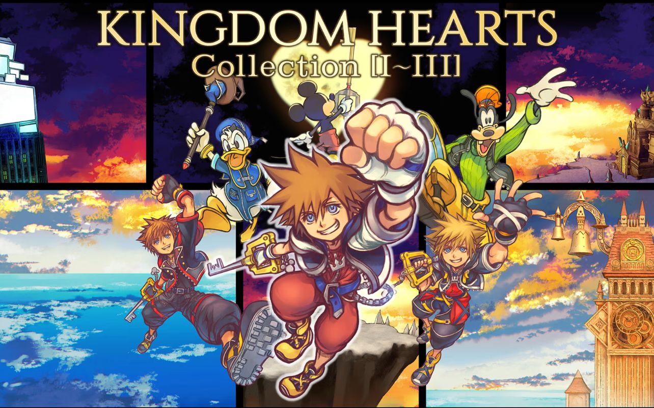 Nintendo Direct art with Kingdom Hearts I-III art