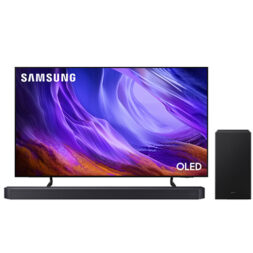 Samsung 65" S85H OLED TV and Q600F sound bar bundle