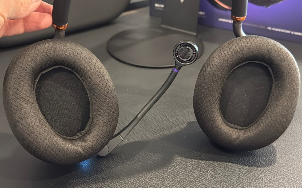 Turtle Beach Stealth Pro II looking at the inside of the headset cups.