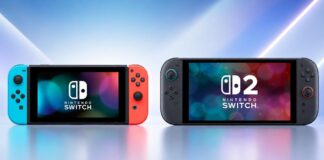 Nintendo Switch and Nintendo Switch 2 shown side by side for a system transfer guide.
