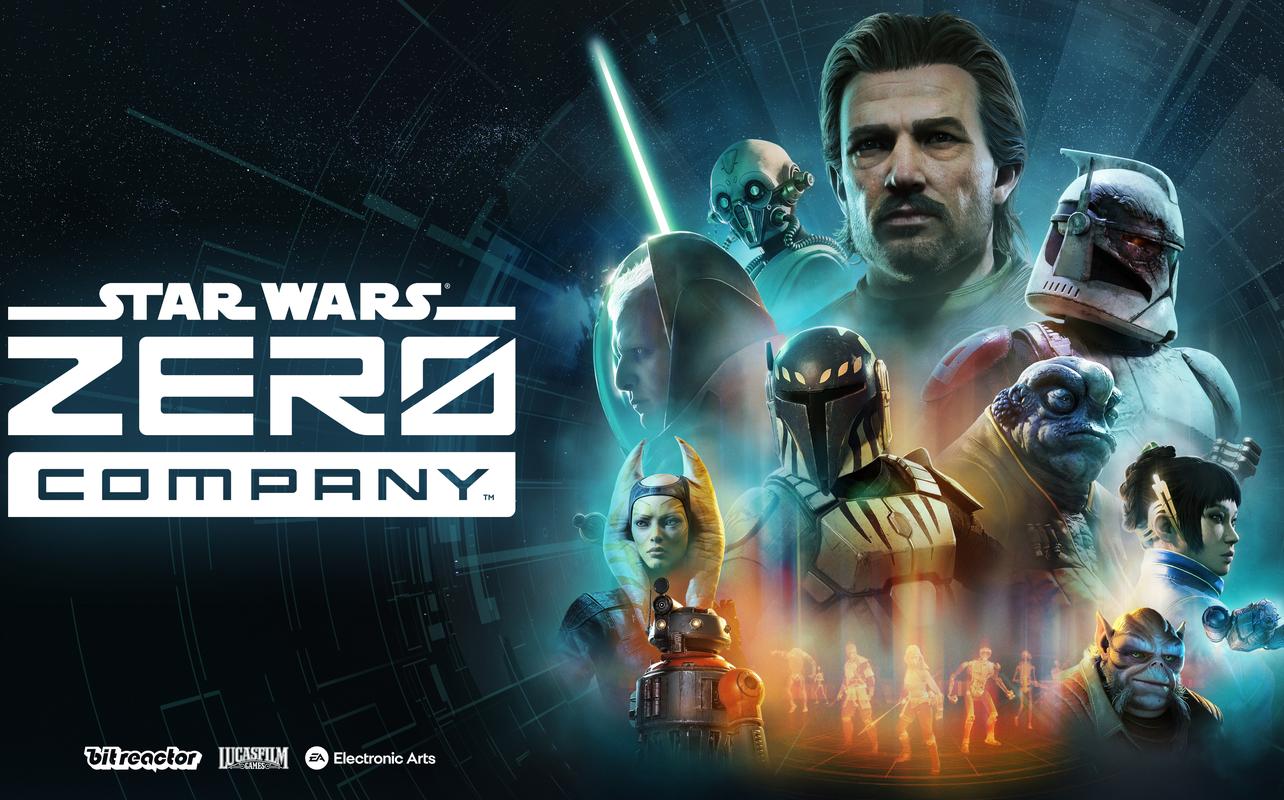 Star Wars Zero Company key art showing a Clone Wars-era squad beside the game logo.