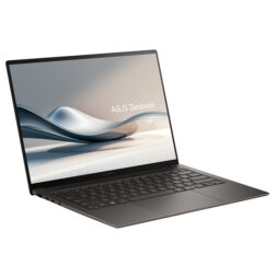 ASUS Zenbook S 14 on white background.