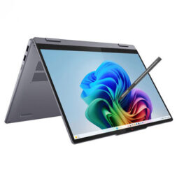 Lenovo IdeaPad 5 laptop on white background.